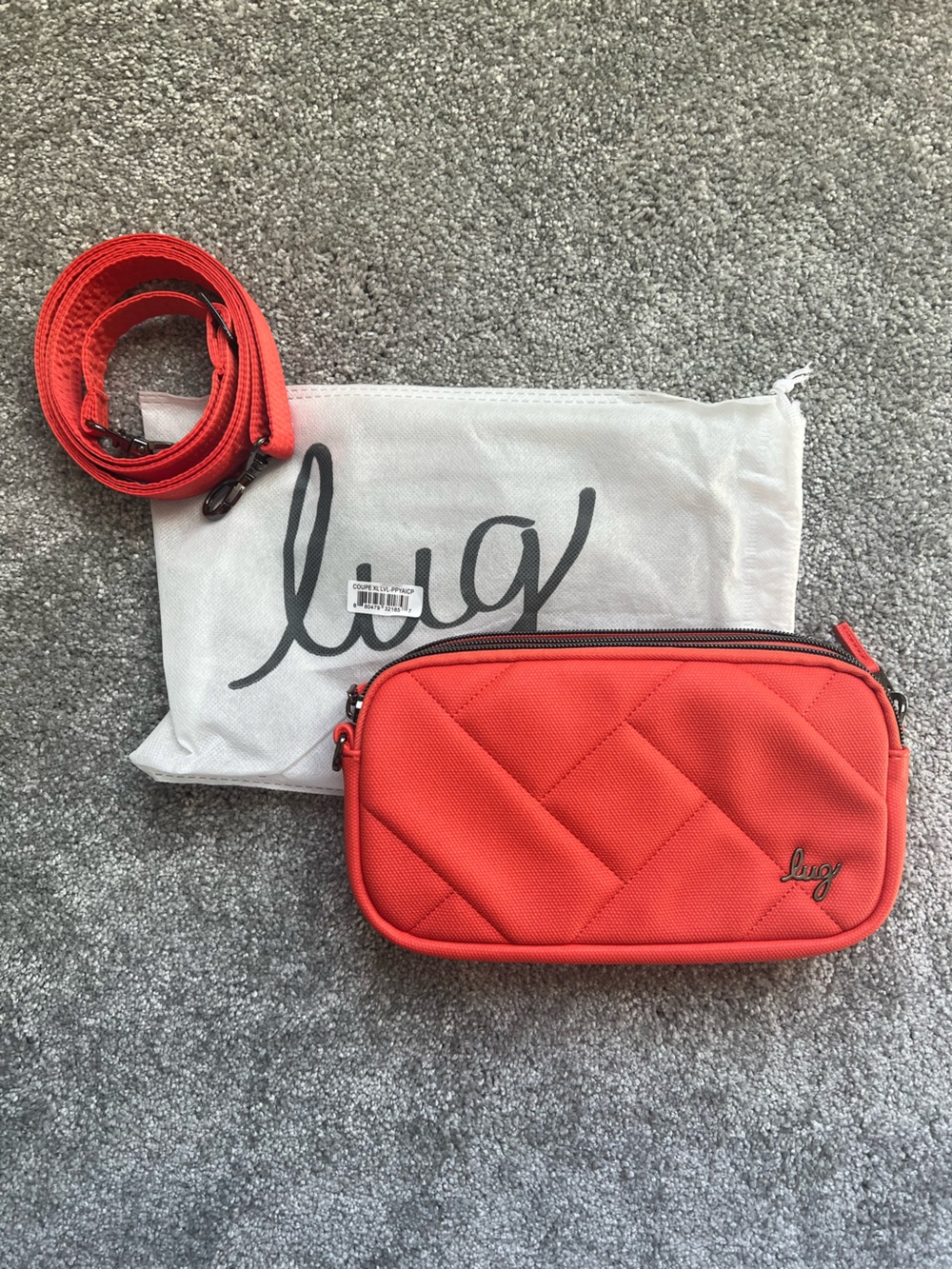 Lug coupe xl Matt luxe papaya NWOT